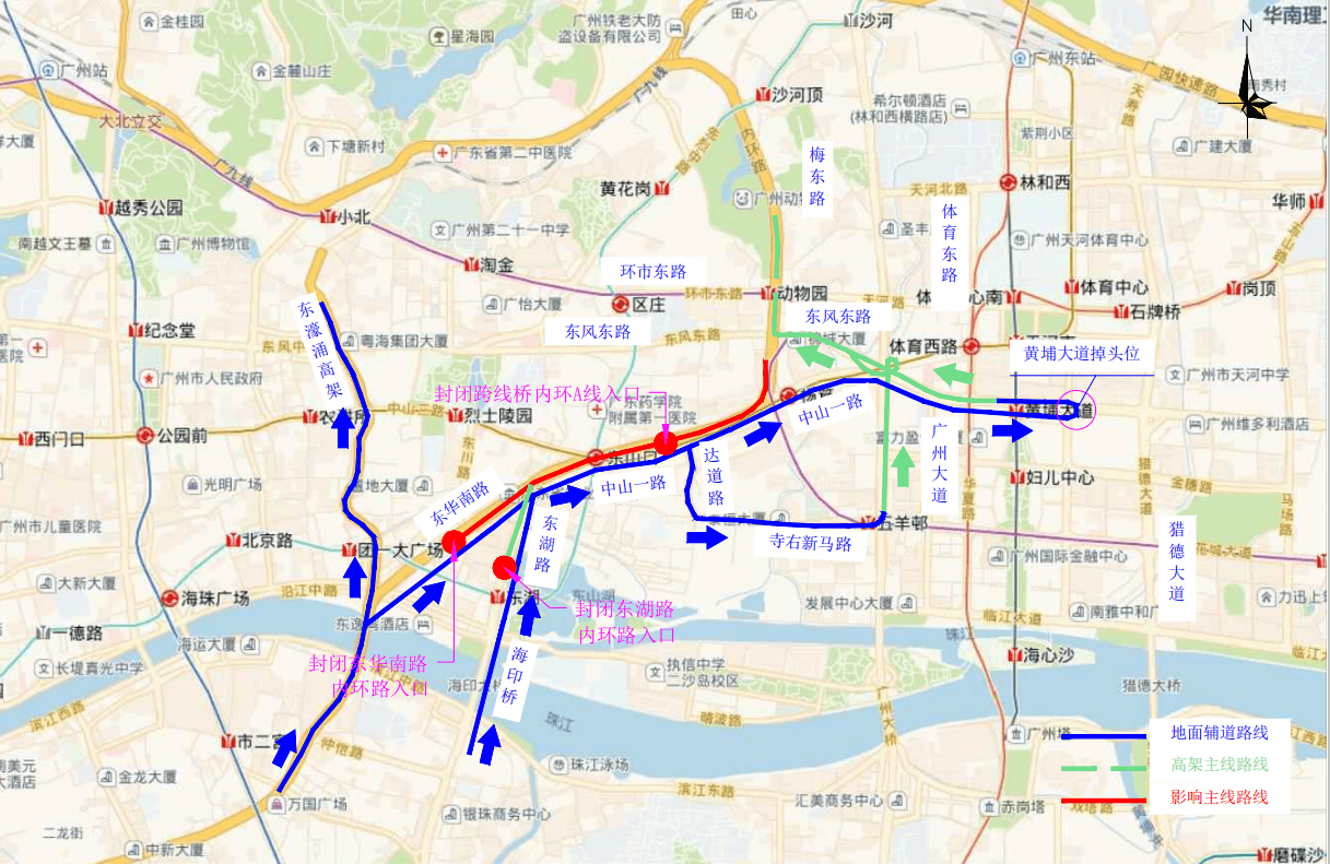 廣州市將對內(nèi)環(huán)路A線等橋跨進行橋梁檢測