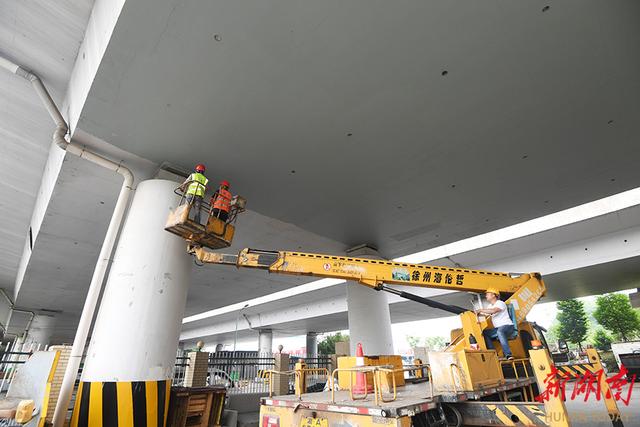 湖南長沙縣對星沙大道跨新安路橋，進行技術狀況等級評定